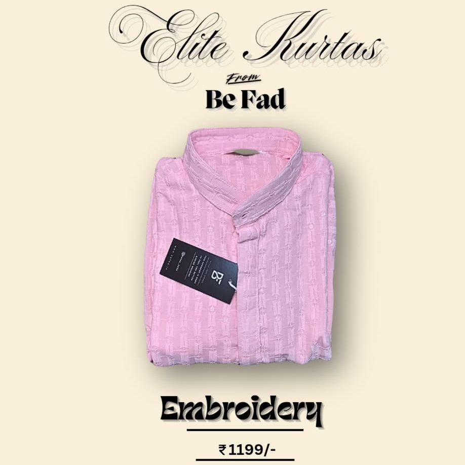 Elite Pink Men's Kurta