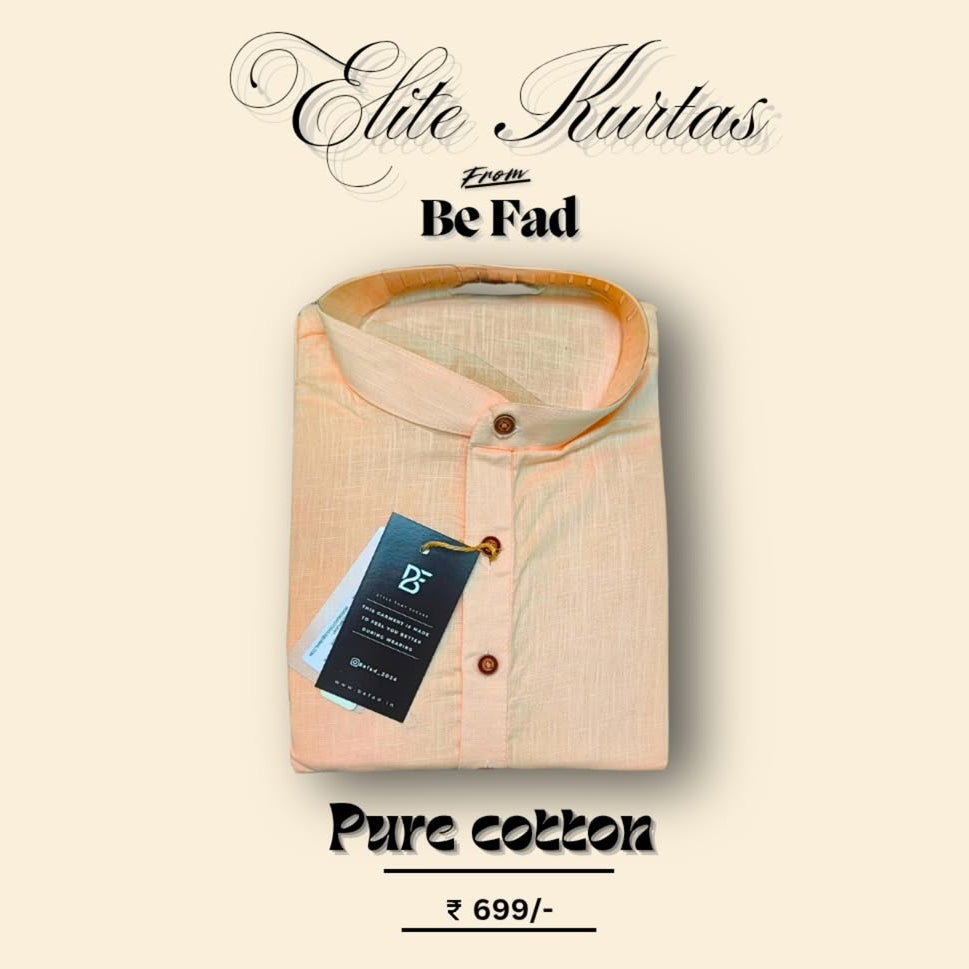 Elite Orange Men's Kurta