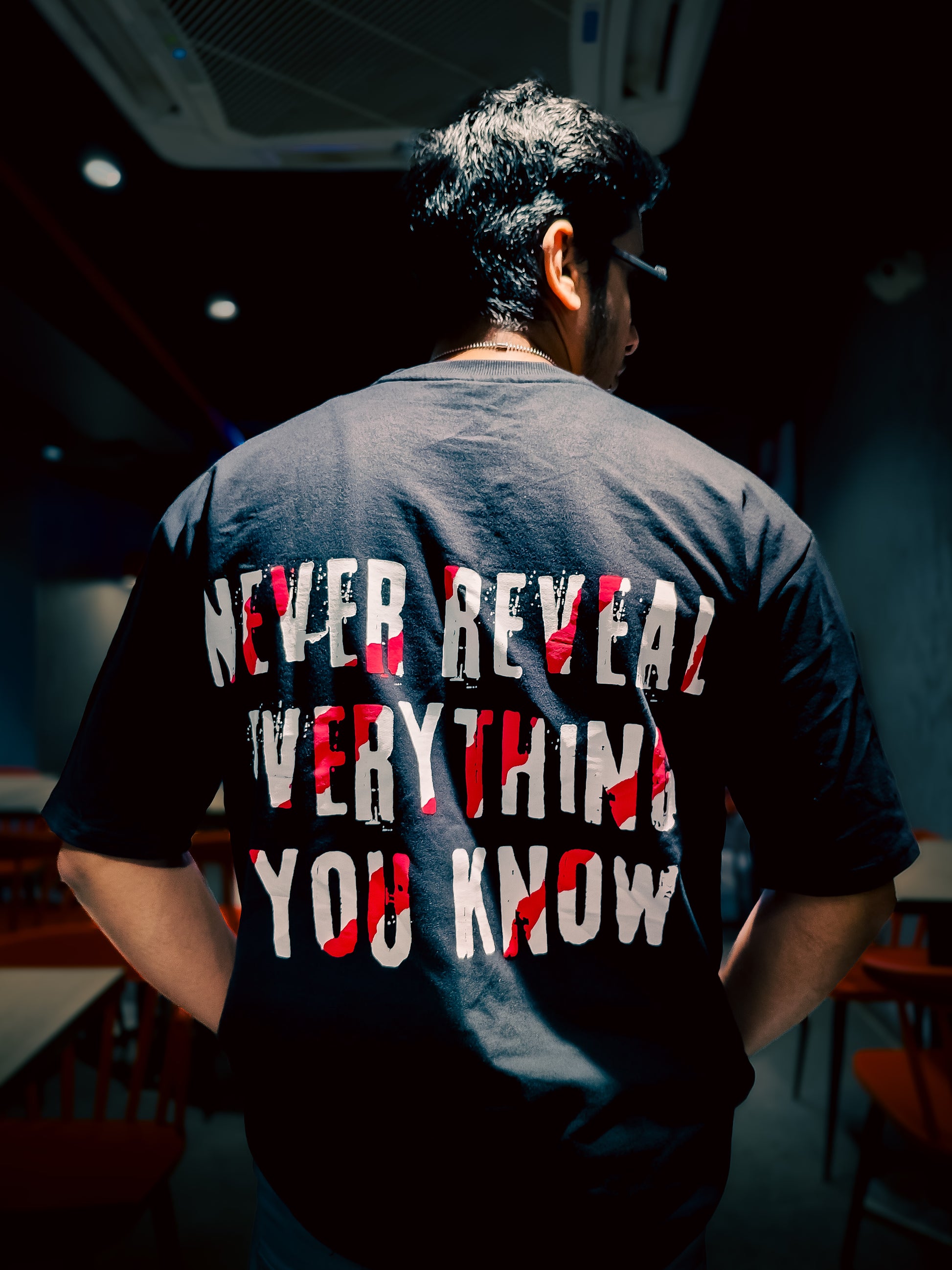 Oversized  black T shirt